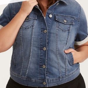 Torrid Short Sleeve Jean Jacket 